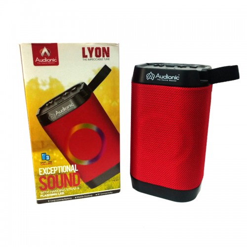 Audionic LYON Portable Mobile Speaker With Exceptional Sound and Flashing LED